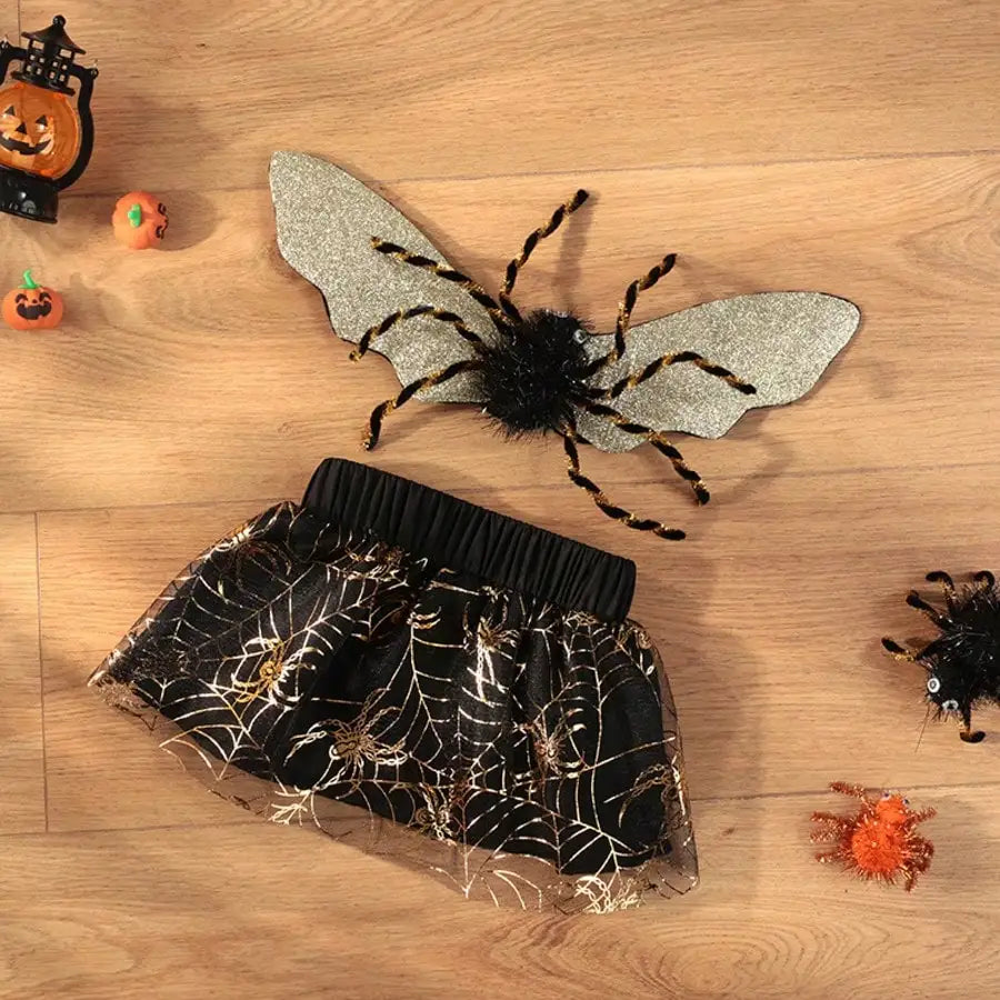 Stylish Adjustable Halloween Spider Pet Costume For Pets