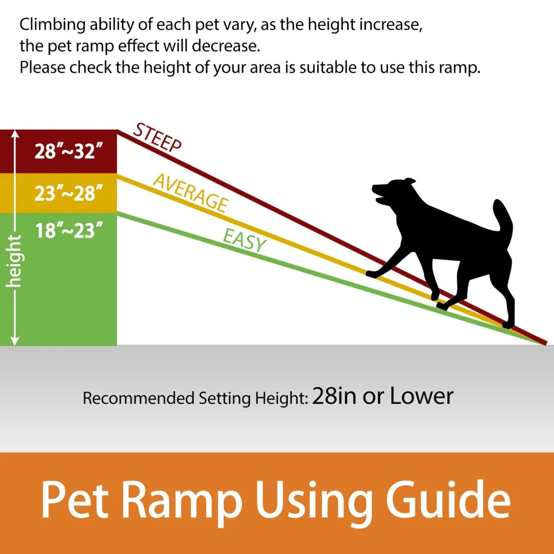Portable Non Slip Folding Dog Ramp for Cars and Trucks