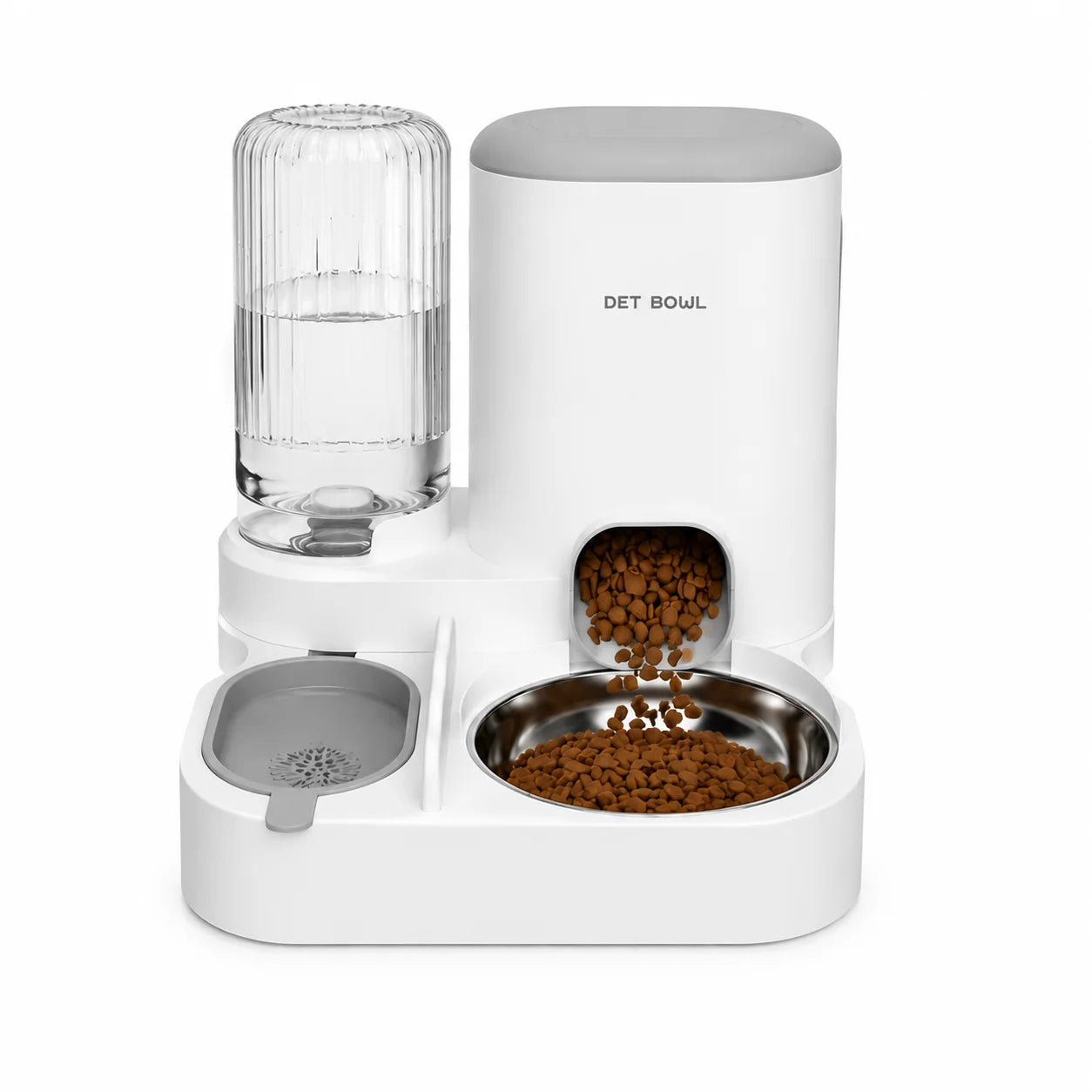 Automatic Pet Feeder And Water Dispenser 2 In 1 Bowl