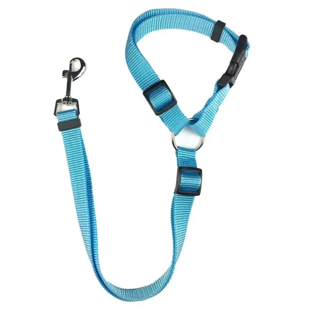 Nylon Pet Car Seat Belt Leash And Backseat Safety Harness