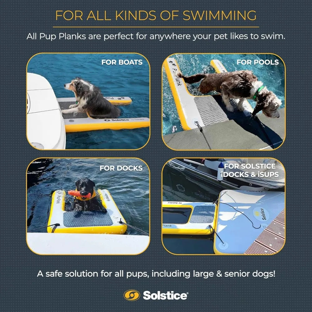 Solstice Inflatable Dog Water Ramp for Boats and Docks