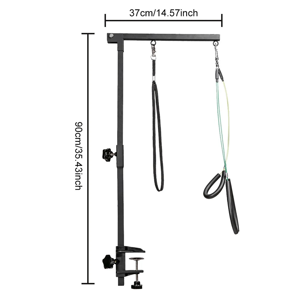 Stainless Steel Pet Dog Grooming Table Bracket Arm With Rope