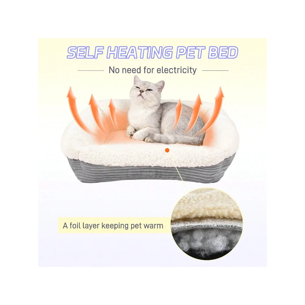XMSJ Thickened Plush Pet Bed For Cats And Dogs Washable