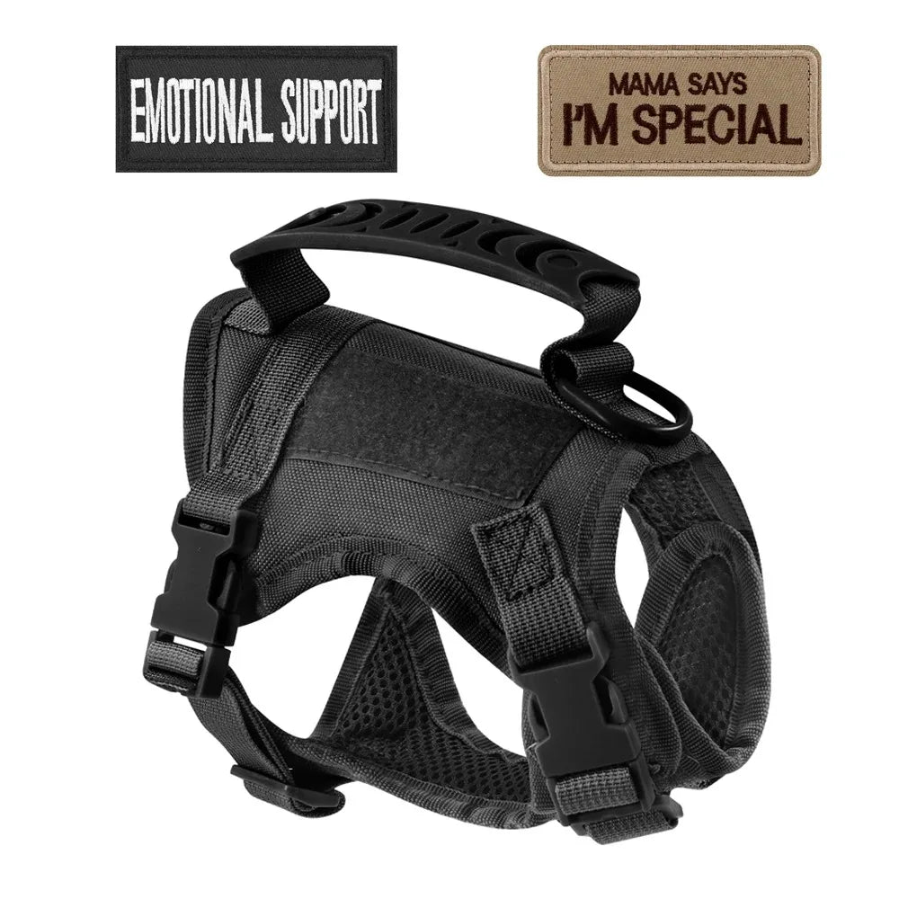 Safe Tactical Cat Harness With Traction Leash And Sticker Pack