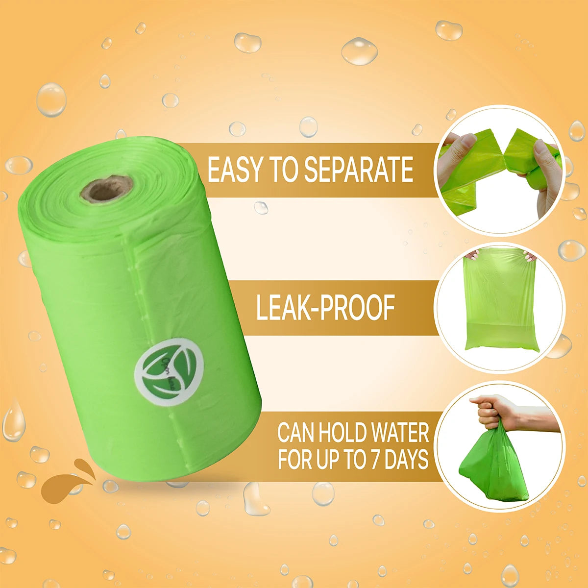 Eco Friendly Dog Poop Bags 900 Count Leak Proof Biodegradable