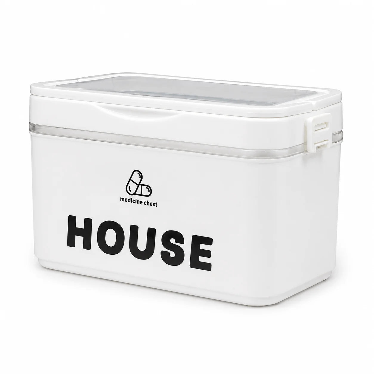YX Large-Capacity First Aid Storage Box With Transparent Lid