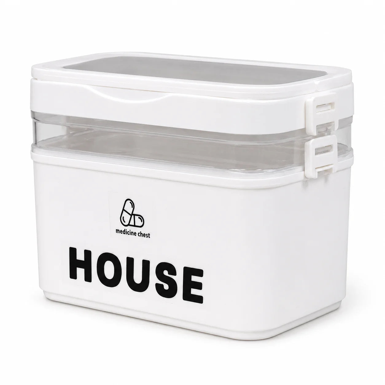 YX Large-Capacity First Aid Storage Box With Transparent Lid