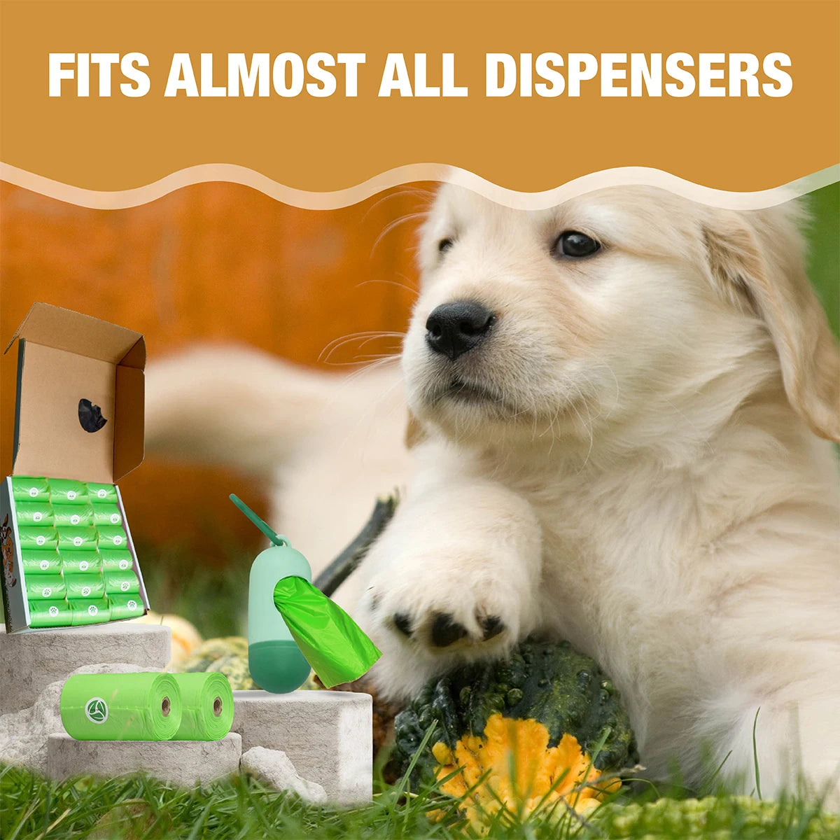 Eco Friendly Dog Poop Bags 900 Count Leak Proof Biodegradable
