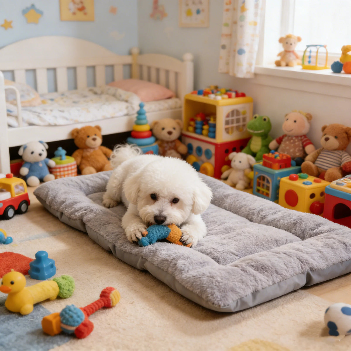 Premium Plush Pet Bed Mat For Dogs Crates And Couches