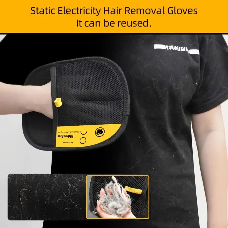 Pet Hair Removal Gloves For Dogs And Cats Grooming