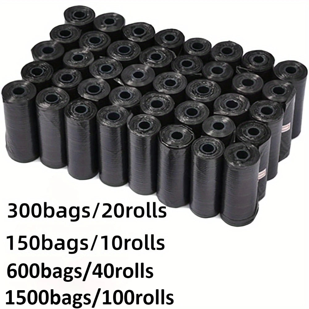 Dog Poop Bags 300 1500 Count Portable Leakproof Waste Bags
