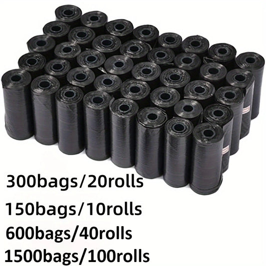 Dog Poop Bags 300 1500 Count Portable Leakproof Waste Bags