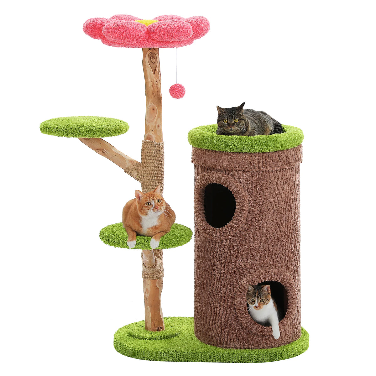 P Cat Tree Tower With Condos Scratching Posts And Bed
