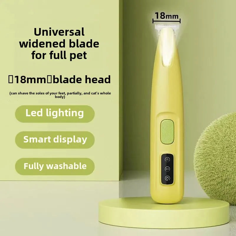Waterproof Led Dog Paw Trimmer With Display For Pet Grooming