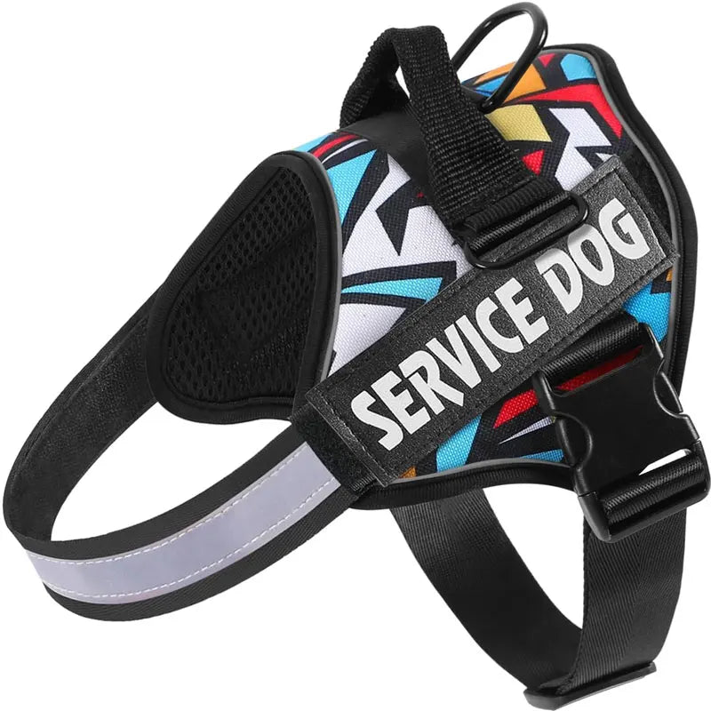 Chest Strap Dog Vest Harness With Quick Release For Border Collie