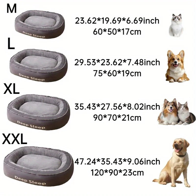 Luxuriously Soft Warm Dog Bed And Cat House Sofa Cushion
