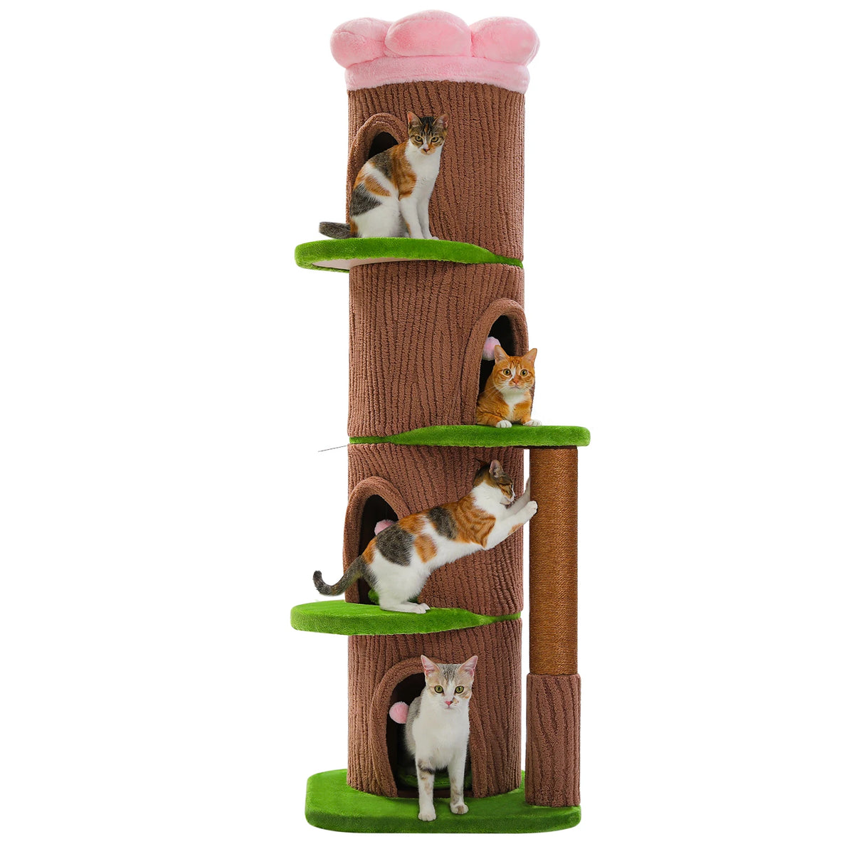 P Cat Tree Tower With Condos Scratching Posts And Bed