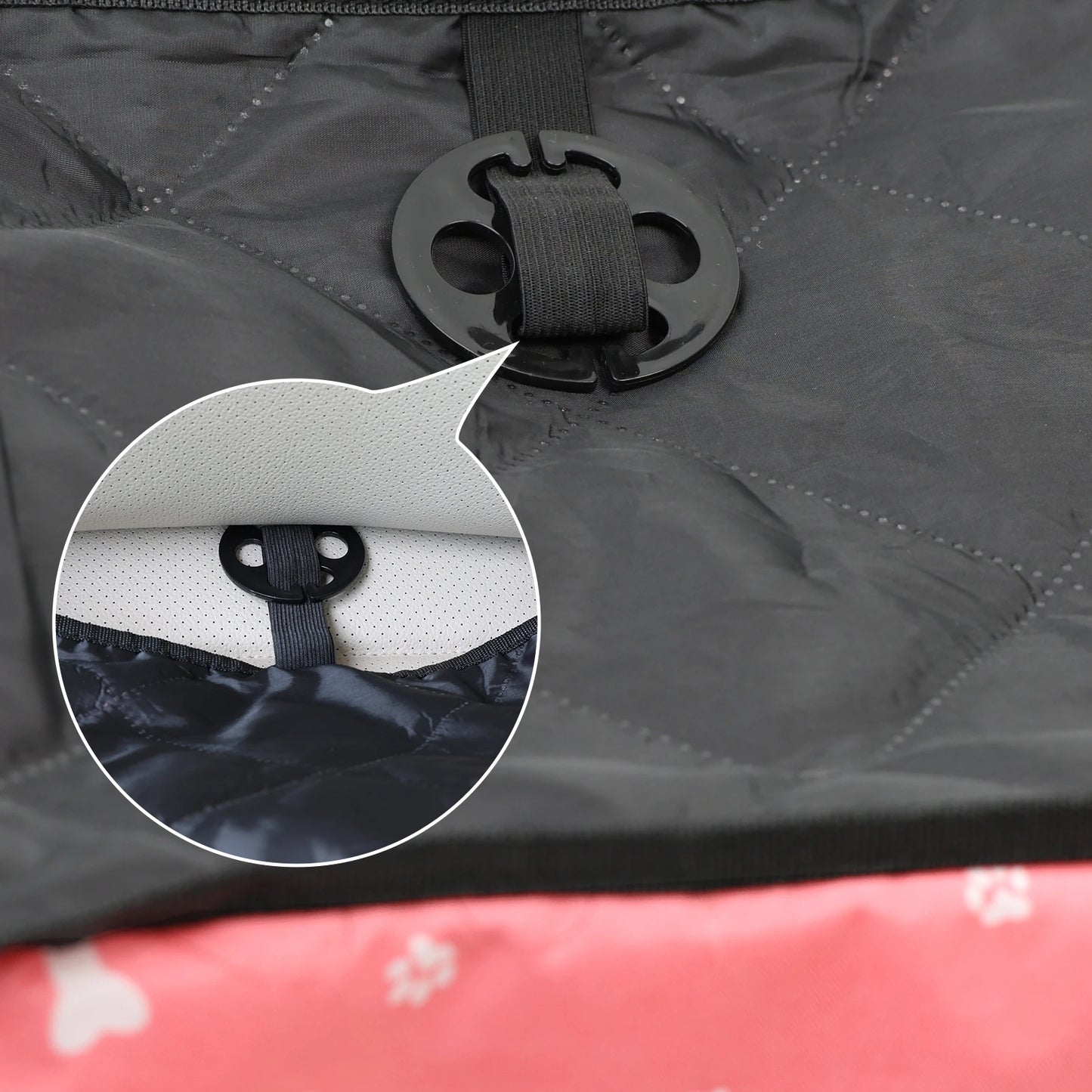 PaiPaitek Pet Dog Car Seat With Storage Pockets Safety Bag