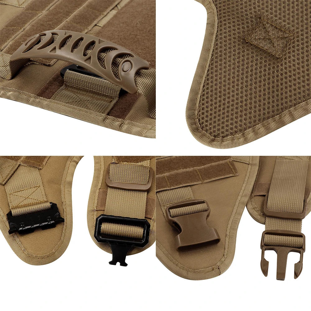 Dog Harness And Leash Set With Training Vest For Walks