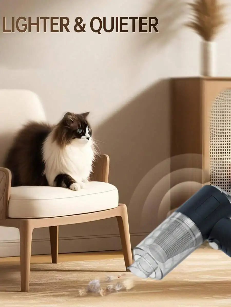 Rechargeable Wireless Pet Hair Vacuum Cleaner for Car and Home