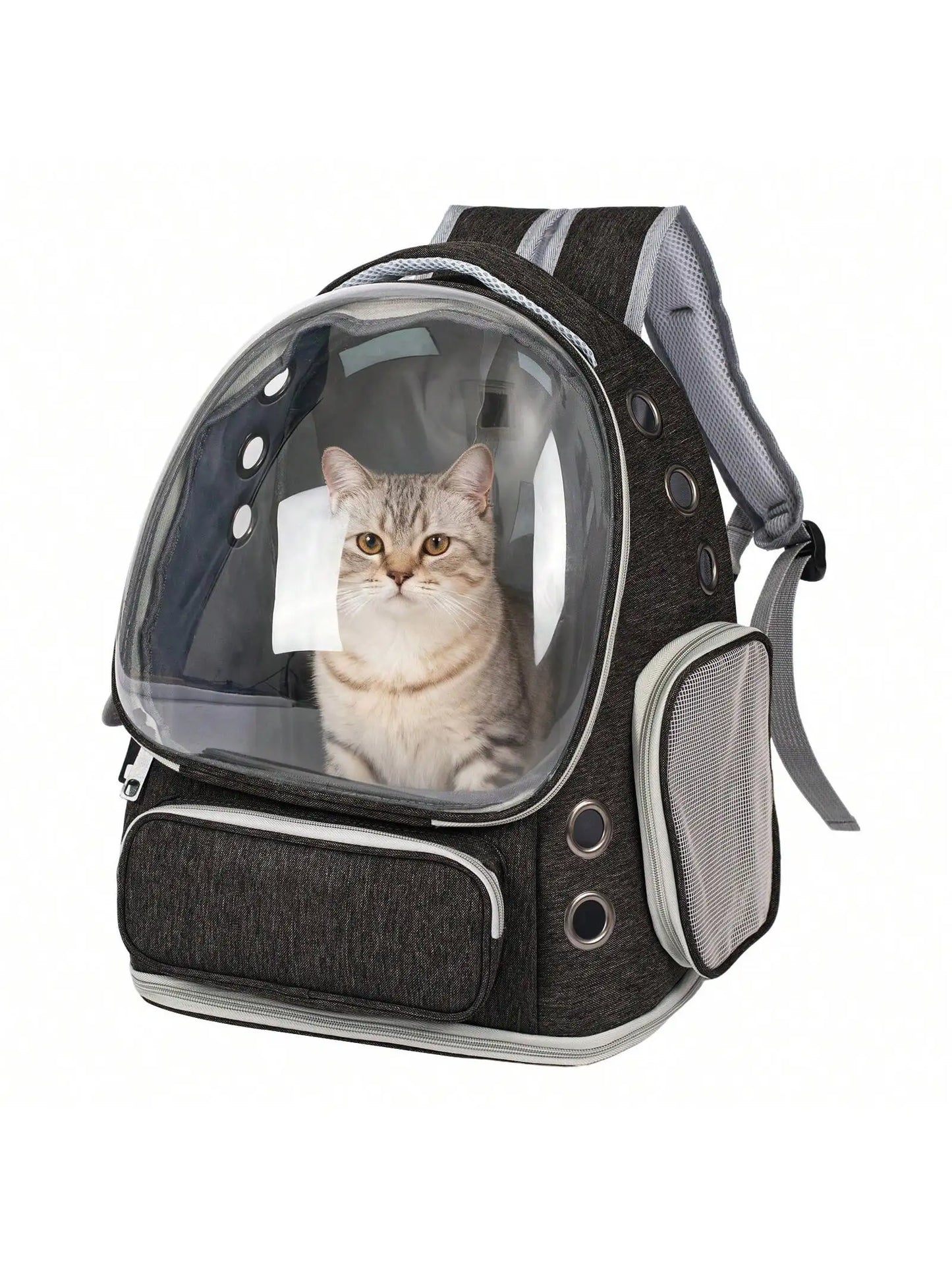 XMSJ Transparent Pet Backpack Carrier For Small Cats And Dogs