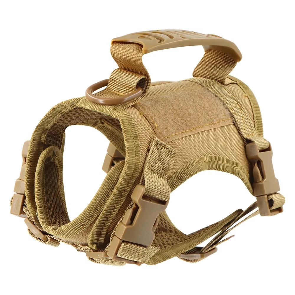 Cat Harness And Leash Set With Adjustable Straps And Handle