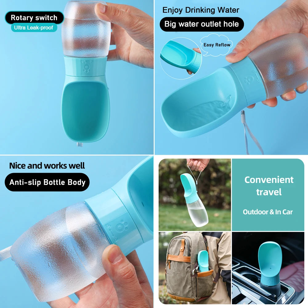 Holapet Portable Dog Water Bottle Dispenser For Pets