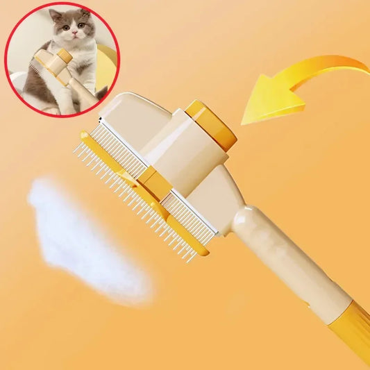Dog Comb Pet Hair Remover Self Cleaning Massage Grooming Brush