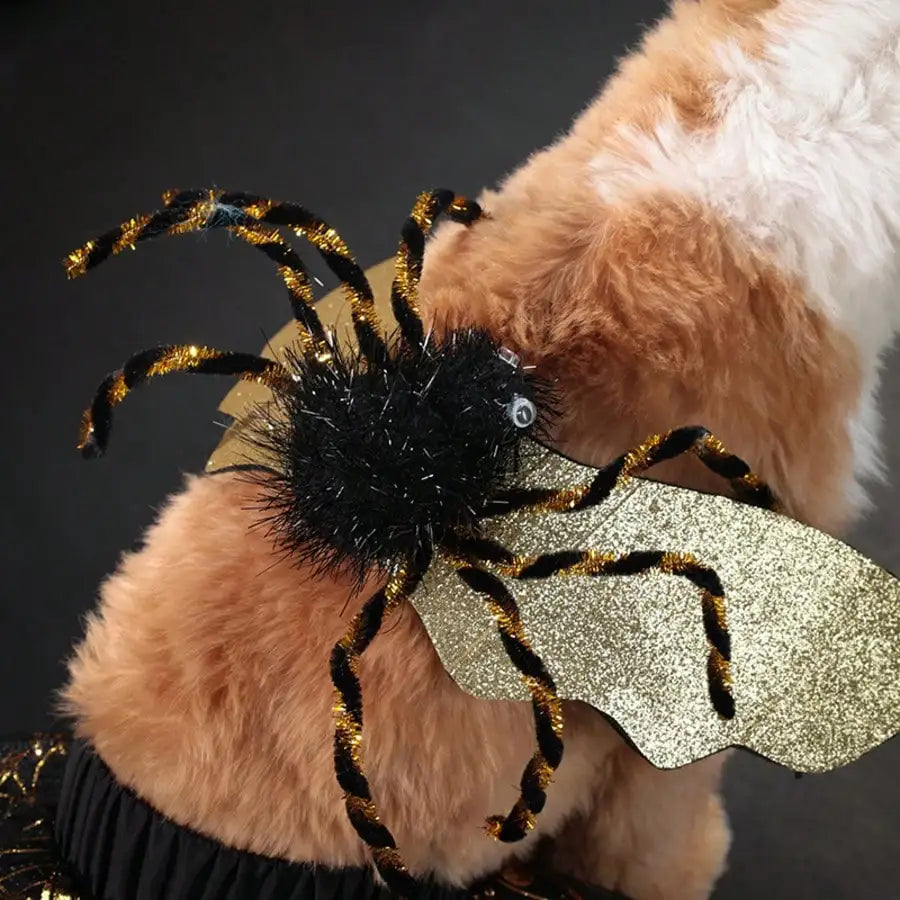 Stylish Adjustable Halloween Spider Pet Costume For Pets