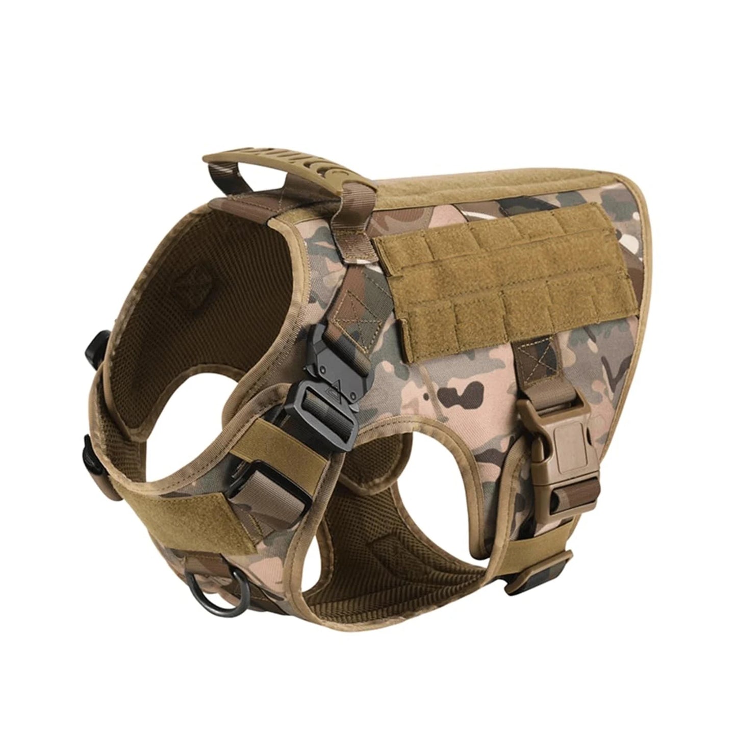 Tactical Dog Harness With Molle Pouches For All Dogs