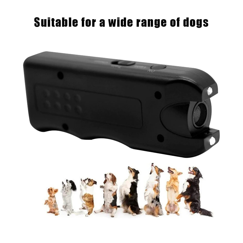VAKIND Ultrasonic Bark Deterrent Handheld With LED Light