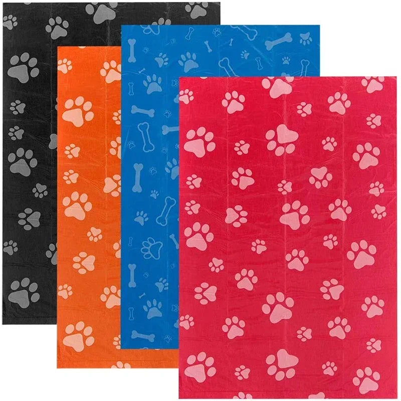 Thick Textured Dog Poop Bag Refill Roll For Outdoor Cleanup