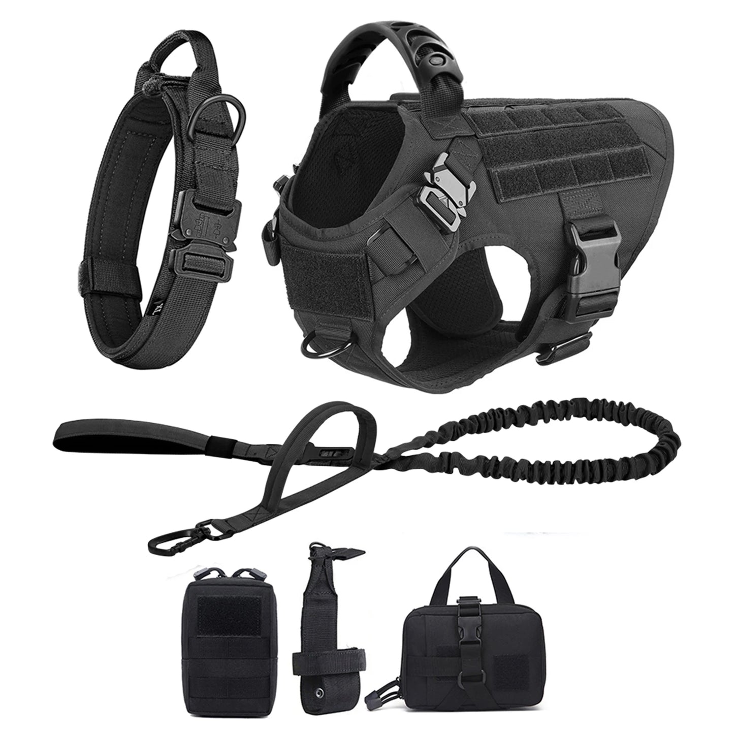 Padded Dog Harness And Leash Set For Training And Walking