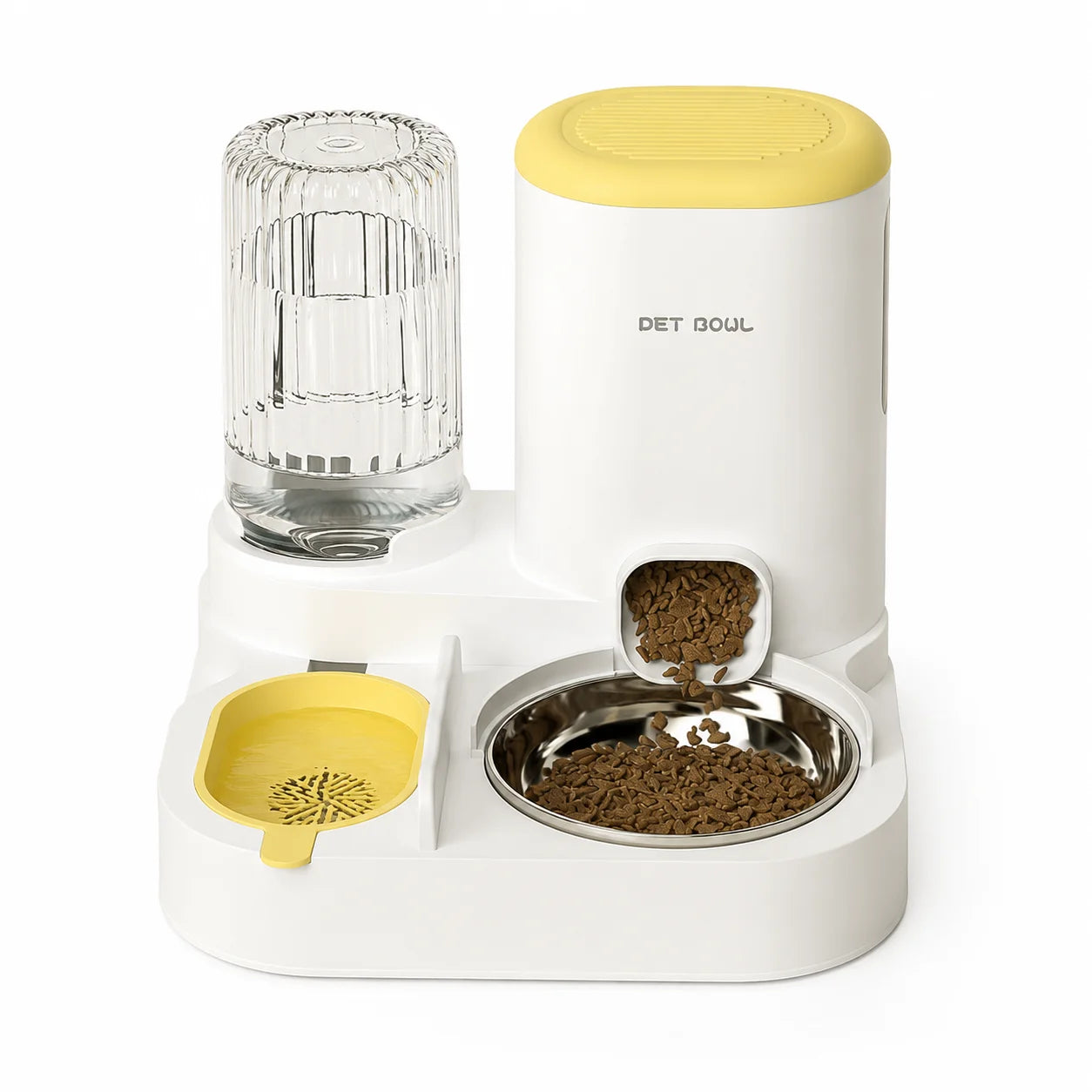 Automatic Pet Feeder Water Dispenser 2In1 Dogs And Cats