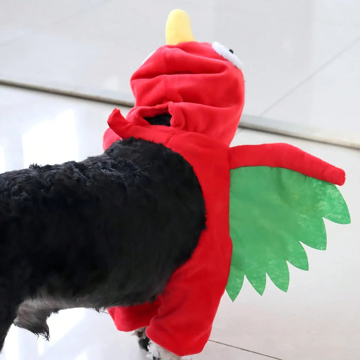 Halloween Pet Turkey Standing Costume With Colorful Wings