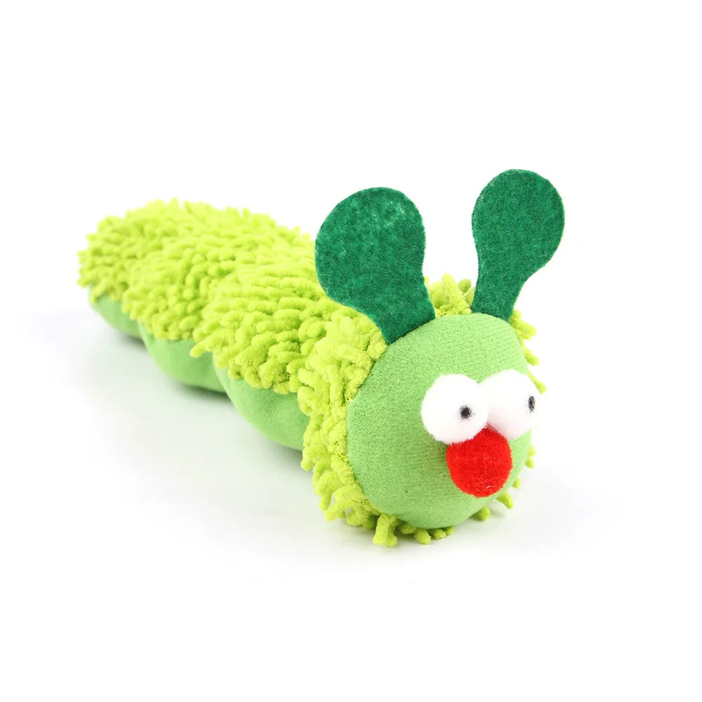 Cat Chew Toy Nylon Plush Teaser Catnip Molar Toy Kitten