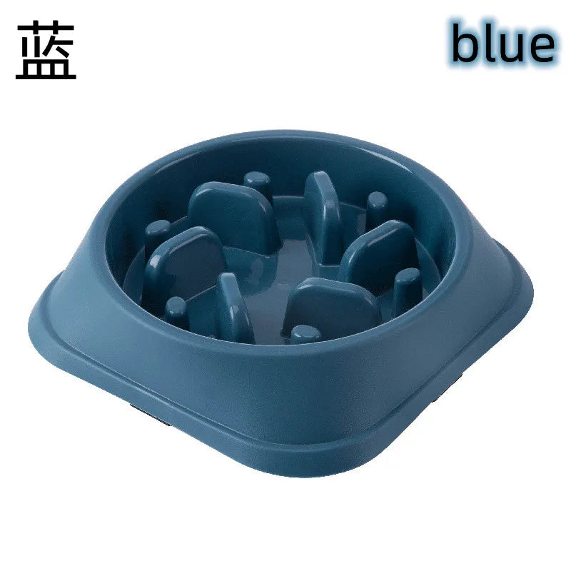 Slow Feeder Dog Bowl With Non Slip Base Maze Design