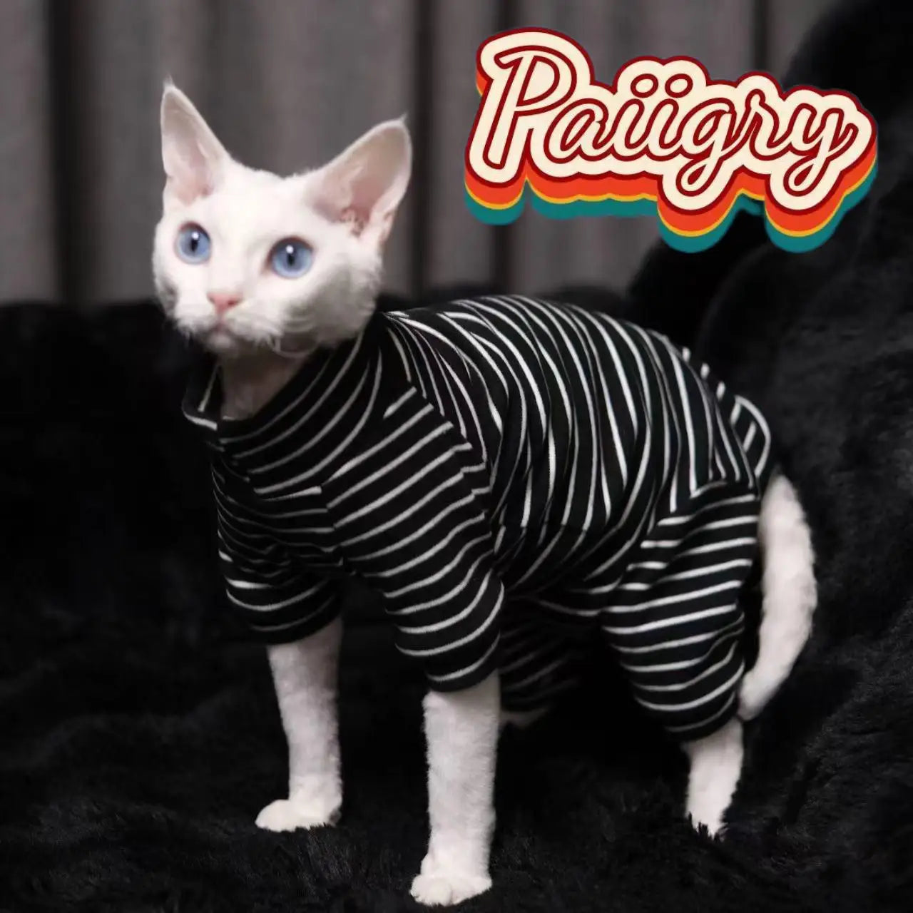 Elastic Warm Sphynx Cat Full Body Comfortable Pet Clothing