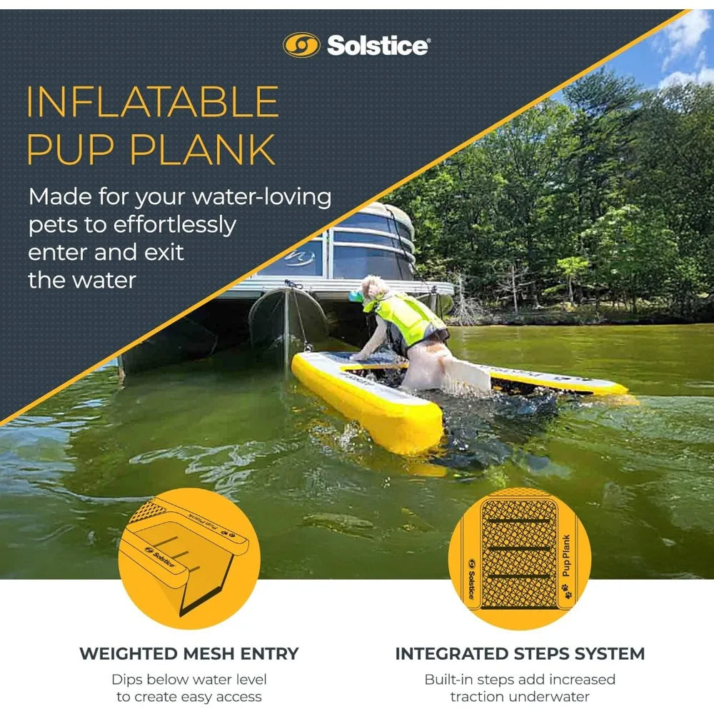 Solstice Inflatable Dog Water Ramp for Boats and Docks