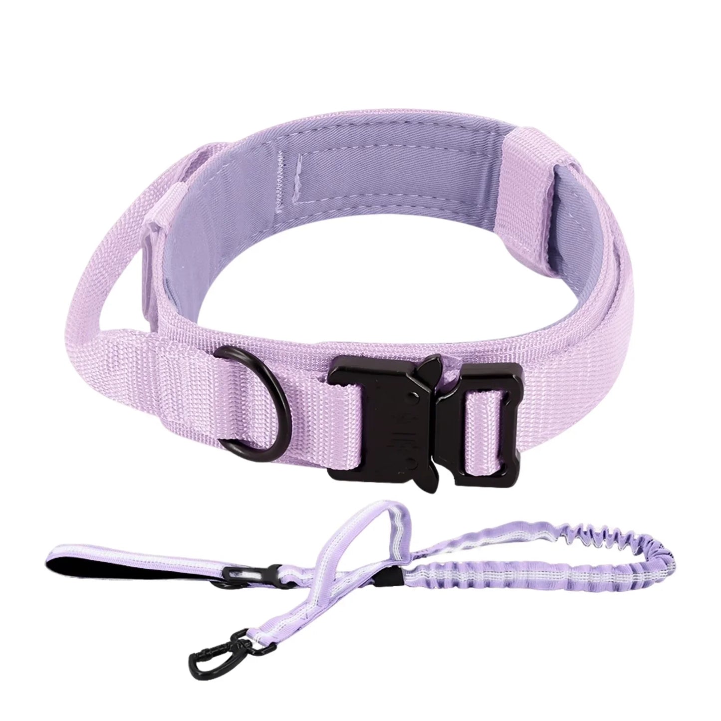 Adjustable Dog Training Collar And Leash Set With Control Handle