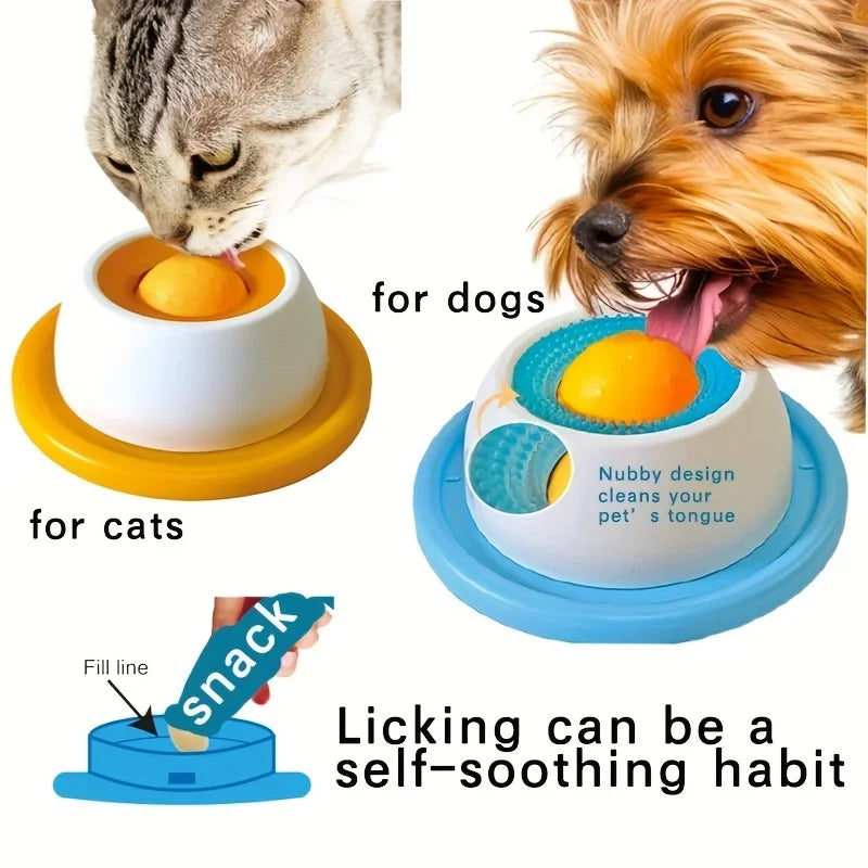 Interactive Cat Toy Slow Feeder Dispenser For Pet Training