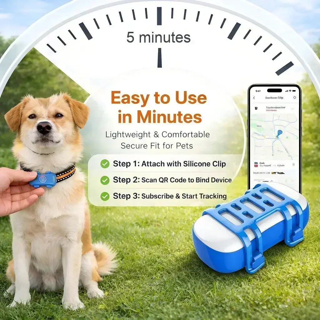 WANWAYTECH GPS Pet Tracker 4G For Dogs And Cats Pro