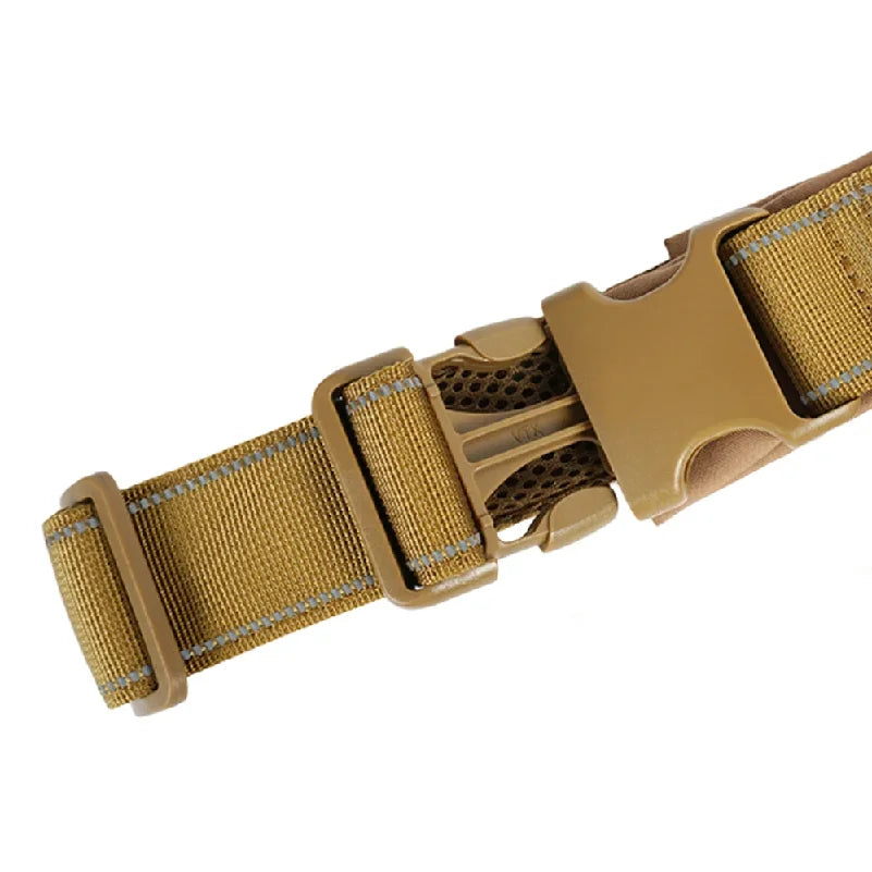 Tactical Anti Pull Dog Harness With Reflective 1000D Nylon