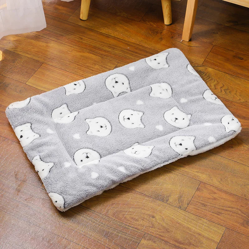Thickened Flannel Pet Sleeping Cushion For Cats And Dogs