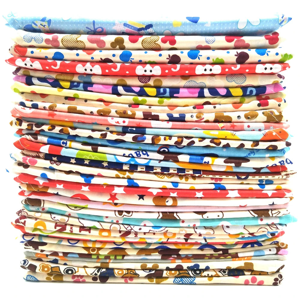 10Pcs Dog Bandanas Set Cotton Bibs Scarf For Large Dogs