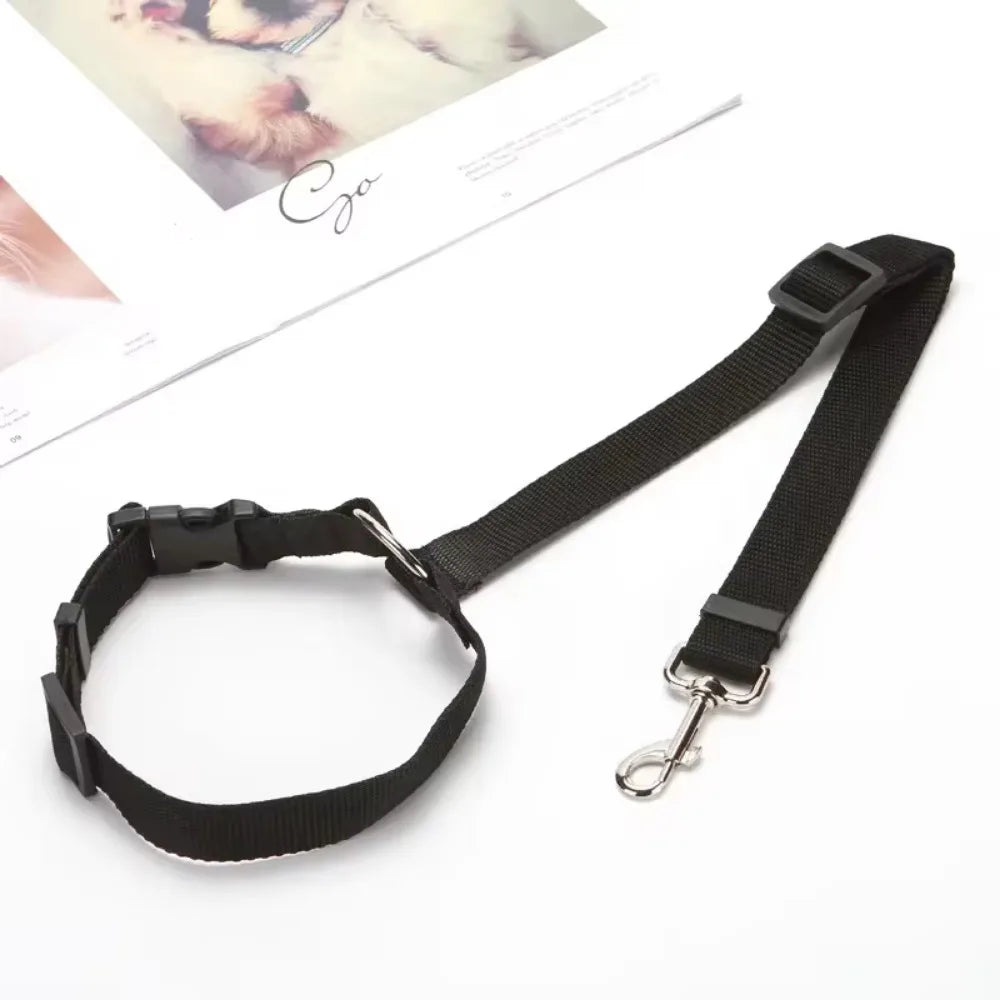 Nylon Pet Car Seat Belt Leash And Backseat Safety Harness