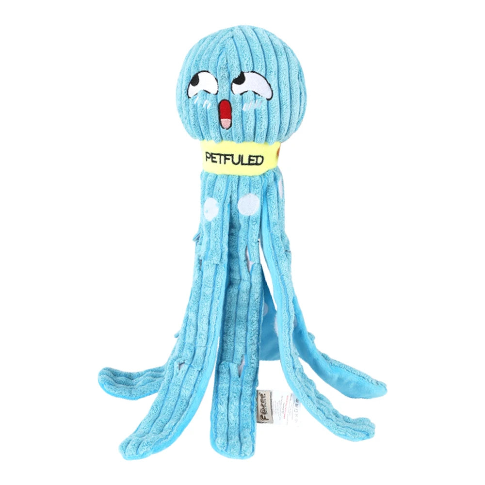 Valentines Day Dog Snuffle Toy Plush Octopus Puzzle Chew Toy