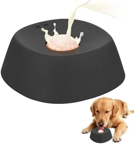 Slow Feeder Dog Bowl Non Slip Anti Choking Broth Treats