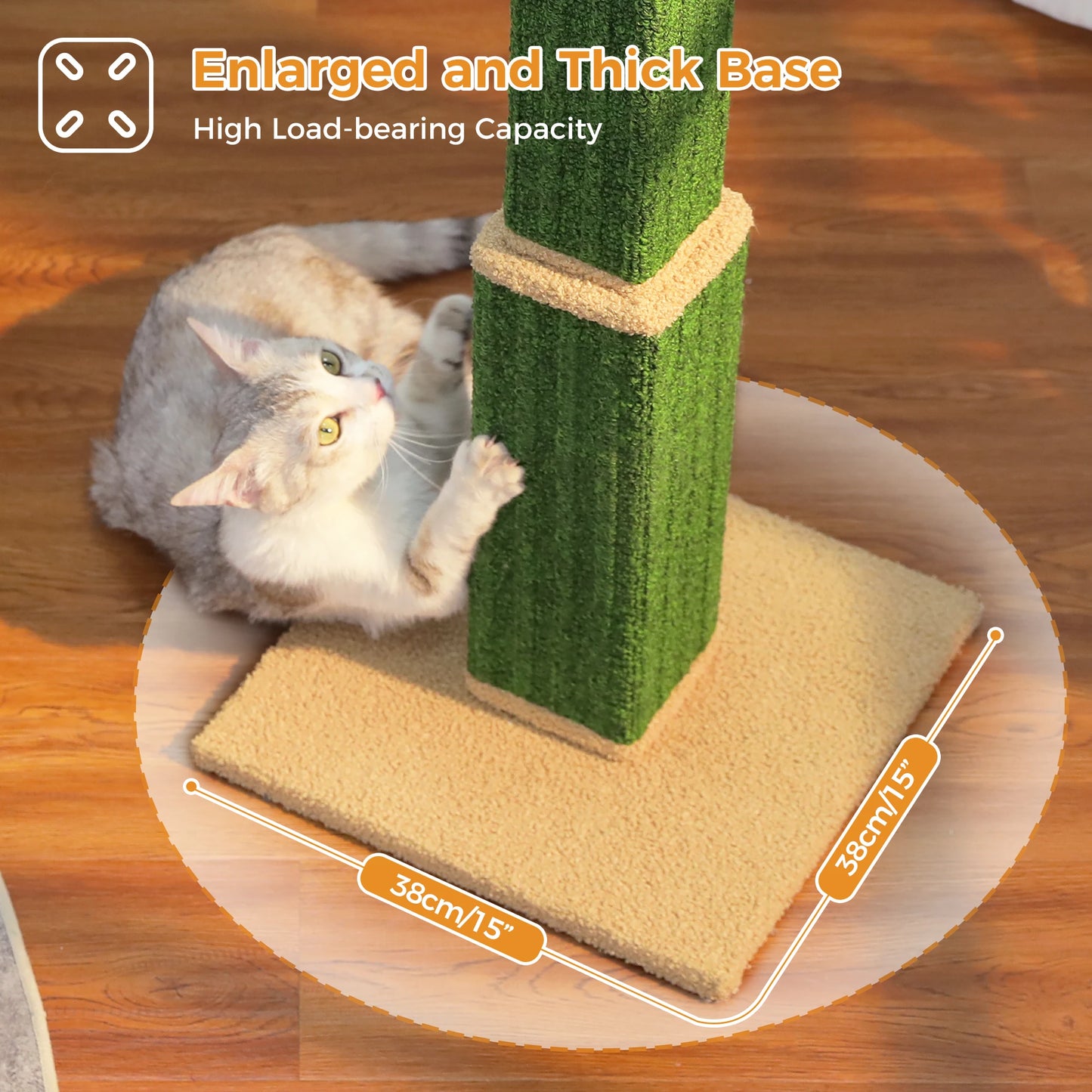 PAWZ Road Large Cat Scratching Post Indoor Sisal Ball Toy