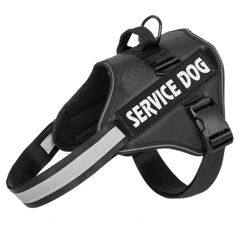 Chest Strap Dog Vest Harness With Quick Release For Border Collie